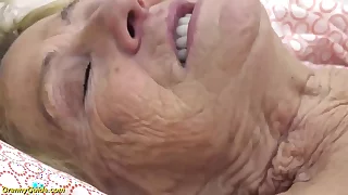 ugly 90 years old granny unfathomable cavity fucked